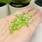 1 strand (aprx 133 beads) 6 mm Light Green Glass Crackle Beads
